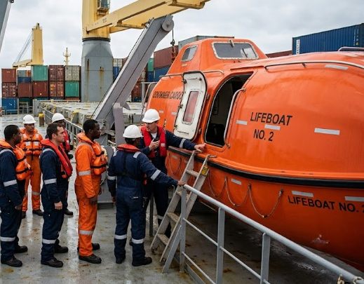 Abandon Ship Protocols & Lifeboat Launching