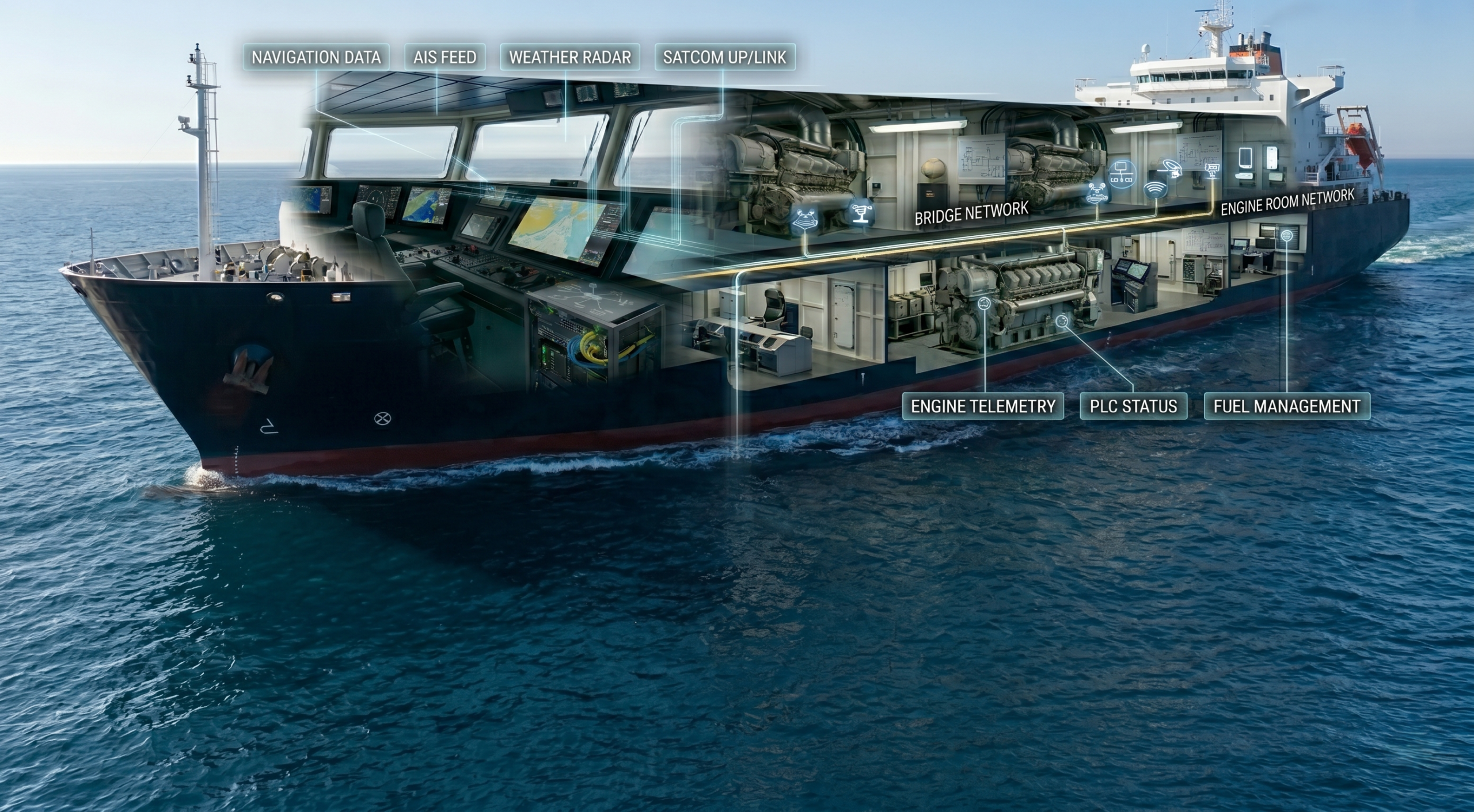 Construction and Use of Computer Networks on Ships