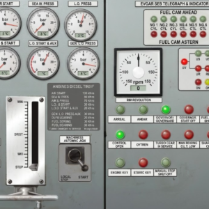ERM/ERS with Simulator for Electronically Controlled Two-Stroke Engines