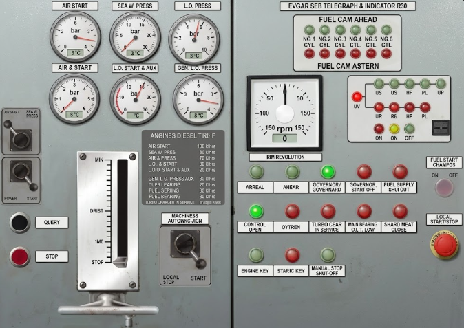 ERM/ERS with Simulator for Electronically Controlled Two-Stroke Engines