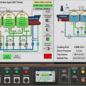 Liquefied Natural Gas (LNG) Tanker Cargo & Ballast Handling Simulator