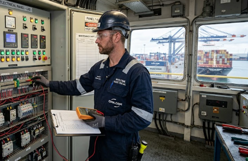 Maintenance and Repair of Electrical, Electronic, and Control Systems for Cargo Handling Equipment