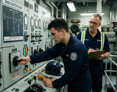 Maintenance and Repair of Electrical System Equipment, Switchboards, Electric Motors, Generators, and Direct Current (DC) Systems and Equipment