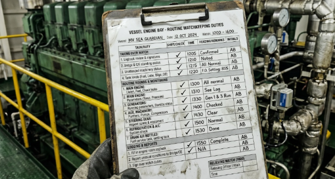Watchkeeping Duties, Engine