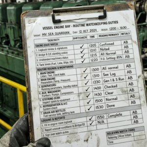 Watchkeeping Duties, Engine